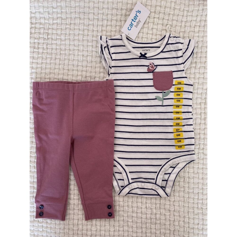 NWT Pants and Short Sleeve Onesie Outfit